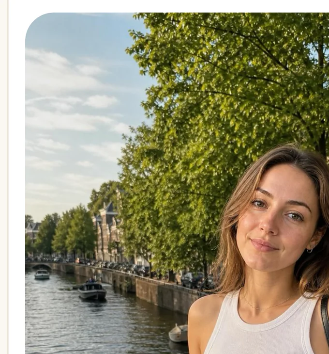 Generated travel lifestyle photo